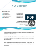 Generation of Electricity Presentation