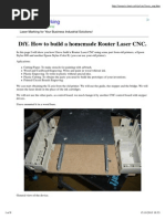 DiY. Homemade Router Laser CNC.