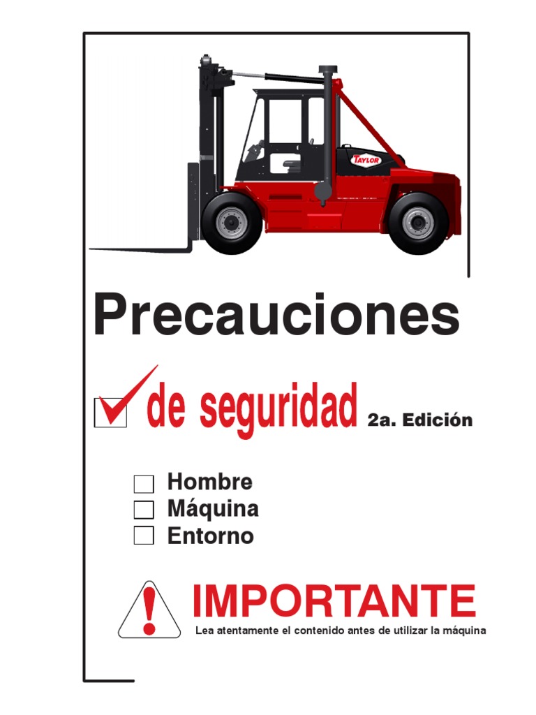 Seguridad en el uso de montacargas | PDF | Eje | Máquina elevadora