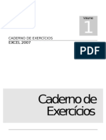 Caderno de Exercícios Excel 2007