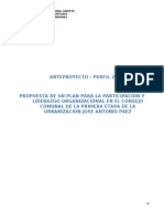 Consejo Comunal Plan para La Participacion y Liderazgo