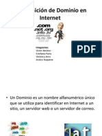 Dominios de Internet Exposicion