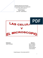 Teoría celular y microscopios