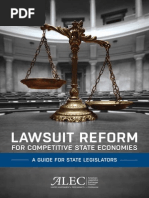 Lawsuit Reform for Competitive State Economies