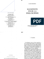 Badiou, Alain- Manifeste Pour La Philosophie