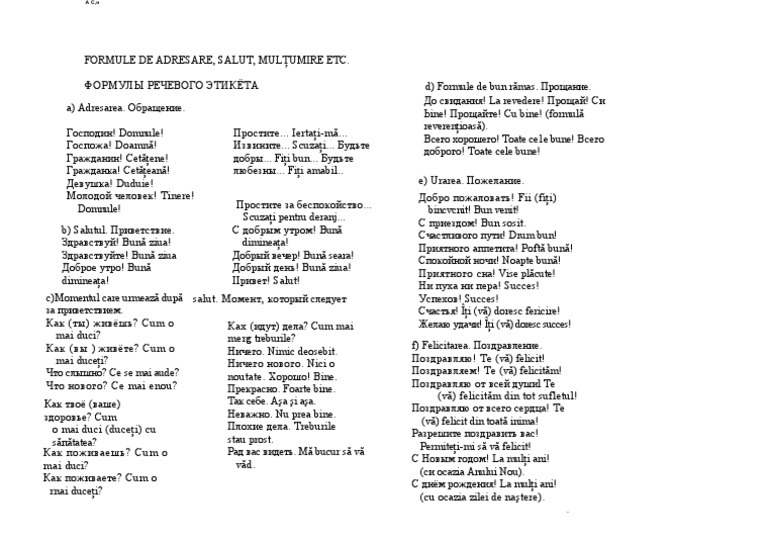Formule De Adresare Multumire Pdf