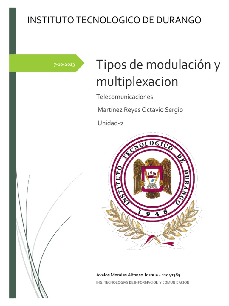 Trabajo Unidad 2 | PDF | Protocolos de capa física | Telecomunicaciones