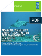 Case Studies UNDP: ARNAVON COMMUNITY MARINE CONSERVATION AREA MANAGEMENT COMMITTEE, Solomon Islands