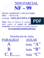 Comunicado Inf-99 Segundo Parcial