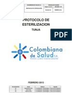 PROTOCOLO ESTERILIZACION