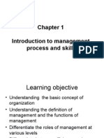 Introduction To Management Process and Skills