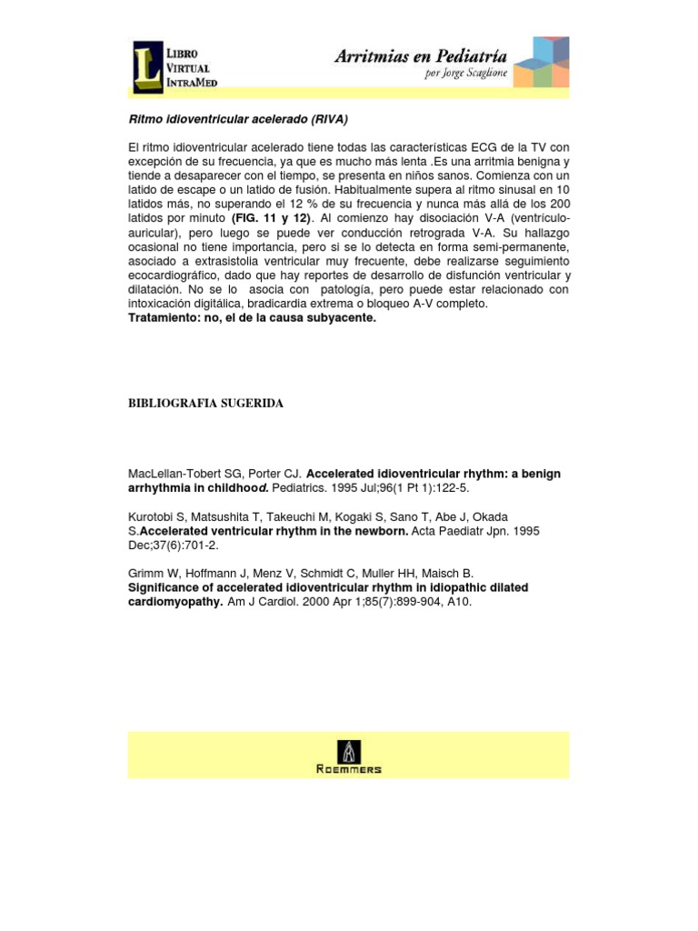Ritmo Idioventricular Acelerado (RIVA) | PDF
