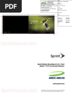 Download SprintGurus - Novatel Merlin C777 - Get Started Guide by SprintGurus SN17671717 doc pdf