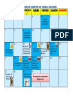 Calendario de Eventos de Tacna Octubre PDF