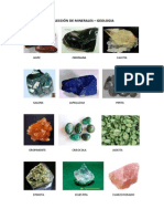Tabla de Minerales