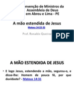 A mão estendida de Jesus