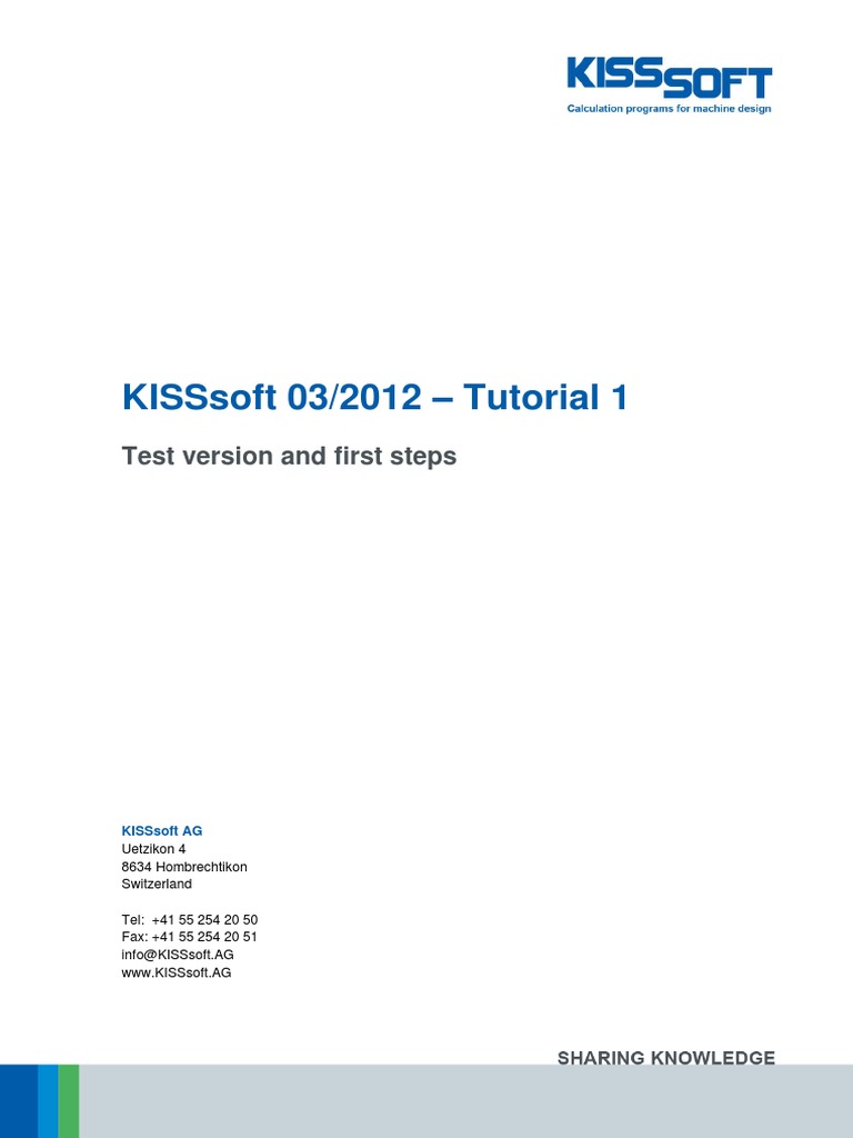KISSsoft Installation and Activation Guide | PDF