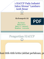 31289898 Penerapan HACCP Pada Produk Bakso