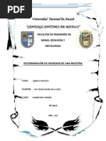 DETERMINACIÓN DE HUMEDAD DE UNA MUESTRA