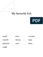 My Favourite Fruit