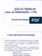 AULA Estrutura Do Projeto de Pesquisa