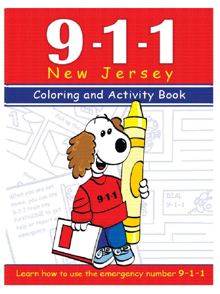 911 Coloring Book | PDF | 9 1 1 | Telephone