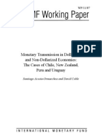 Acosta-Ormaechea, Coble (2011) - Monetary Transmission in Dollarized and Non-Dollarized Economies