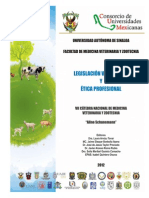 Legislacion Veterinaria y Etica Profesional Libro