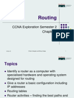 Routing: CCNA Exploration Semester 2