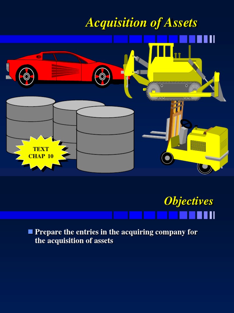 Acquisition of Assets Text Chap 10 PDF Goodwill (Accounting
