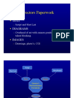 Directors Paperwork: Text Diagrams