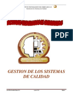 Gestion de Los Sistemas de Calidad Clase TEC II, Plan 2010 Unidad II