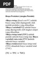 Download TEORI BIAYA PRODUKSIdoc by Aidil Saputra SN176785969 doc pdf