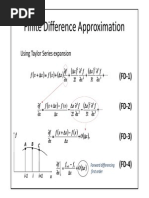 Finite Difference Approximation: Using Taylor Series Expansion