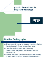 Diagnostic Imaging and Procedures for Respiratory Disease