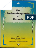 The Anceint Geography of Kashmir - M.a.Stein