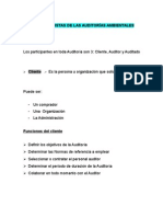 Protagonistas de Las Auditorías Ambientales