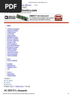 3G HSUPA Channels 