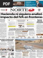 Periódico Norte de Ciudad Juárez 17 de Octubre de 2013