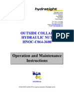 Operation and Maintenance Instructions: Outside Collar Hydraulic Nut HNOC-C064-3600