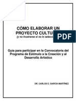 Como Elaborar Proyecto Cultural