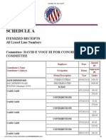 Vogt Fec q3 Receipts