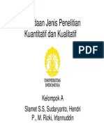 Perbedaan Jenis Penelitian Kuantitatif Dan Kualitatif