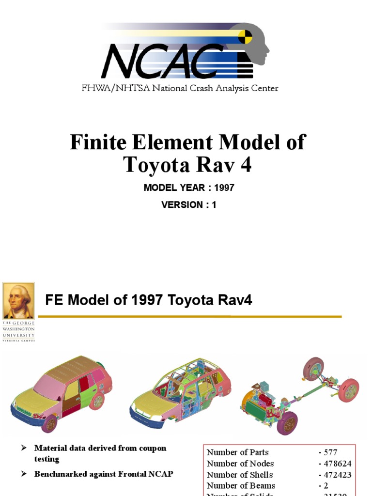 National Crash Analysis Center Models | PDF