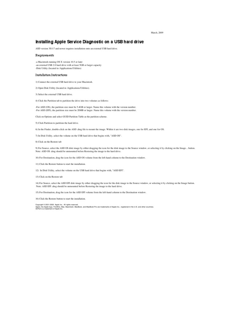 Mac mini march 2009 service manual download
