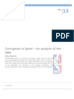 Corruption in The NBA