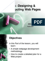Designing & Constructing Web Pages: Instructor
