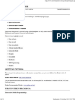 Python Quick Reference