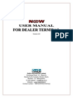 User Manual For Dealer Terminal