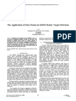 Ieee-60The Application of Data Fusion in MIMO Radar Target Detection